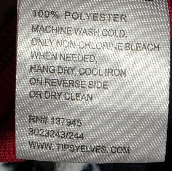 TIPSY ELVES BLUE REINDEER JUMPSUIT UNISEX SZ L - Picture 12 of 13